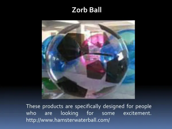 Buy Zorb Ball