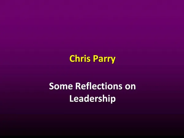 Chris Parry
