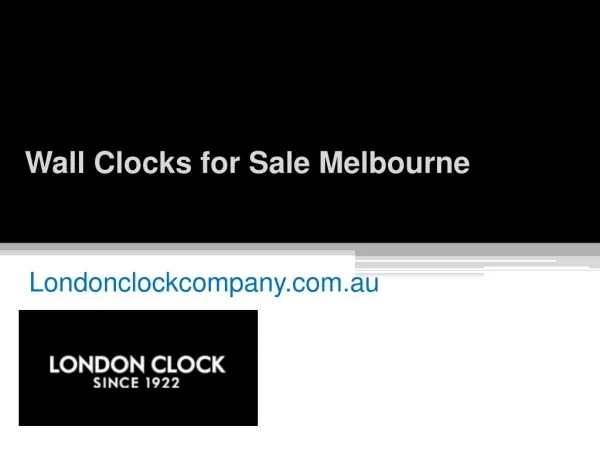 Shop for Wall Clocks in Melbourne - Londonclockcompany.com.au
