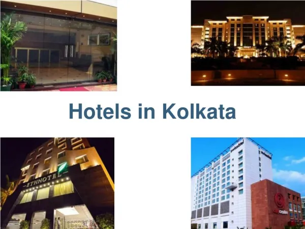 Hotels in kolkata