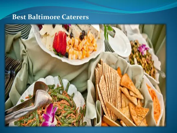 Best Baltimore Caterers