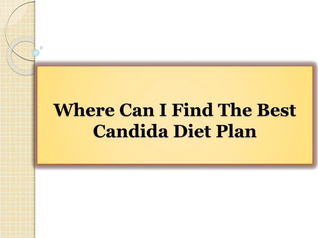 where can i find the best candida diet plan