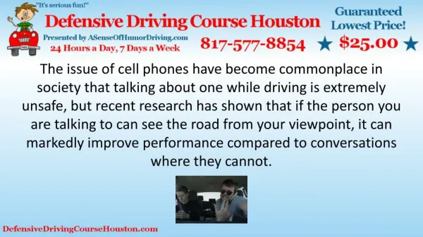 Driving & Talking