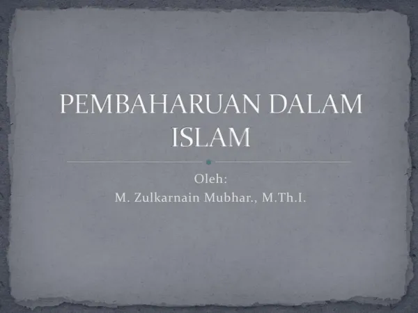Pemikiran Islam