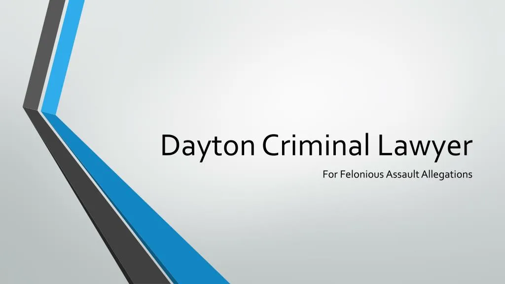 dayton criminal lawyer