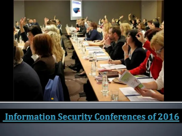 Information Security Conferences of 2016