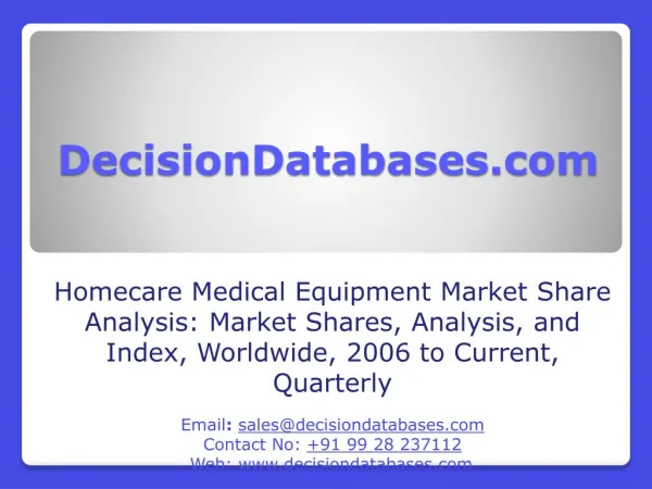 Homecare Medical Equipment