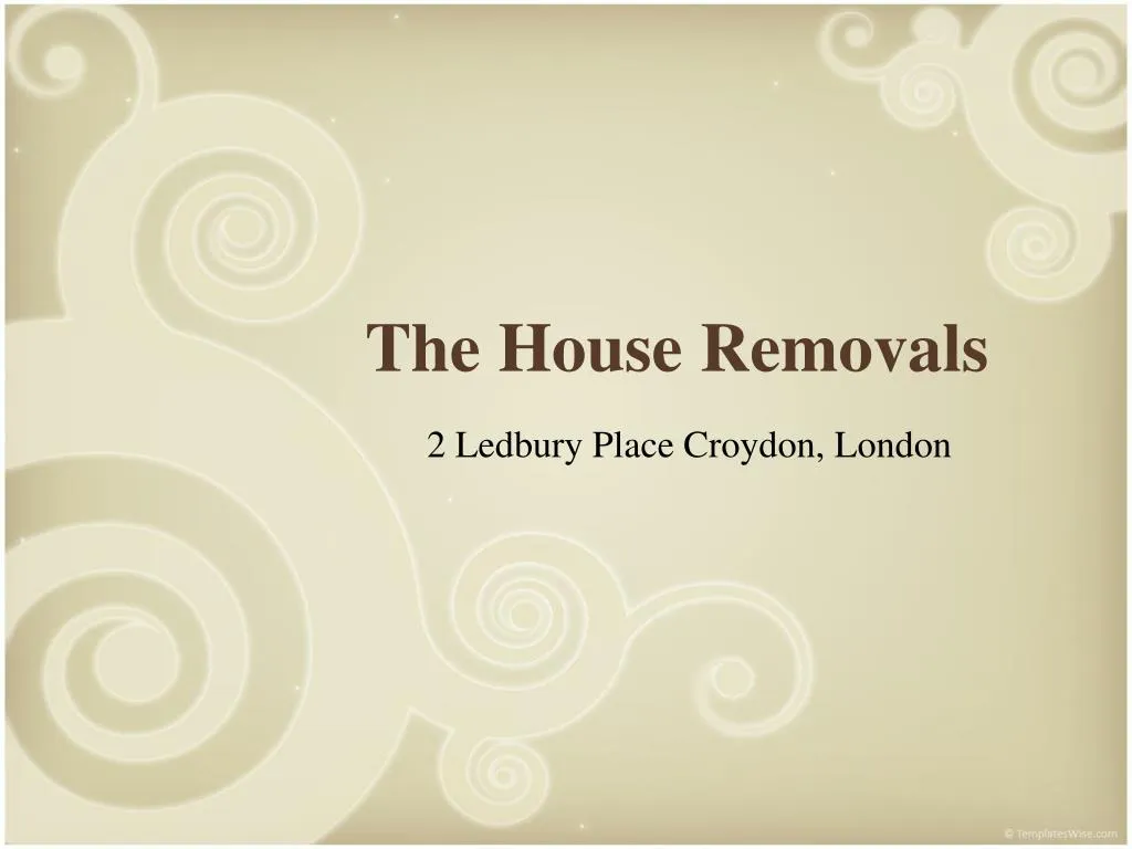 the house removals