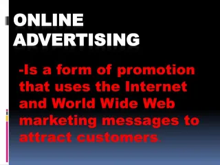 Online Advertising - slide 1