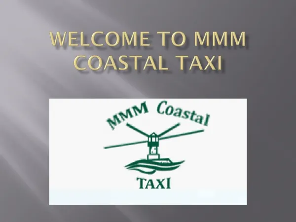 MMM Coastal Taxi