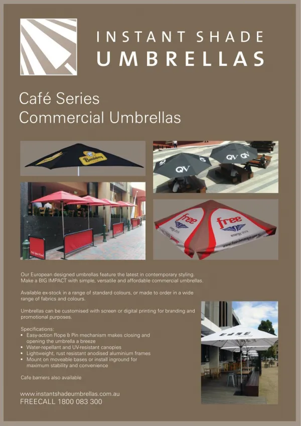 Customised Corporate Umbrellas for your Organization