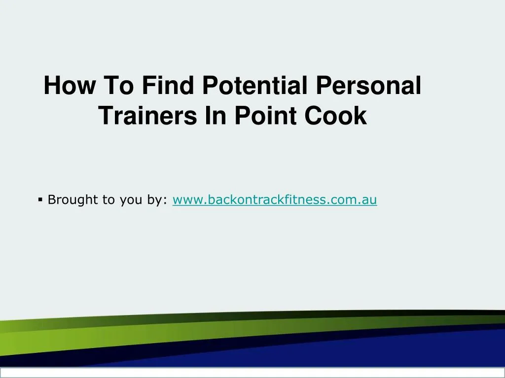 how to find potential personal trainers in point cook