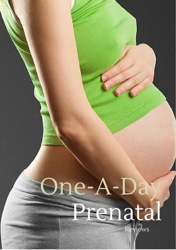 Best over the Counter Prenatal Vitamins with DHA