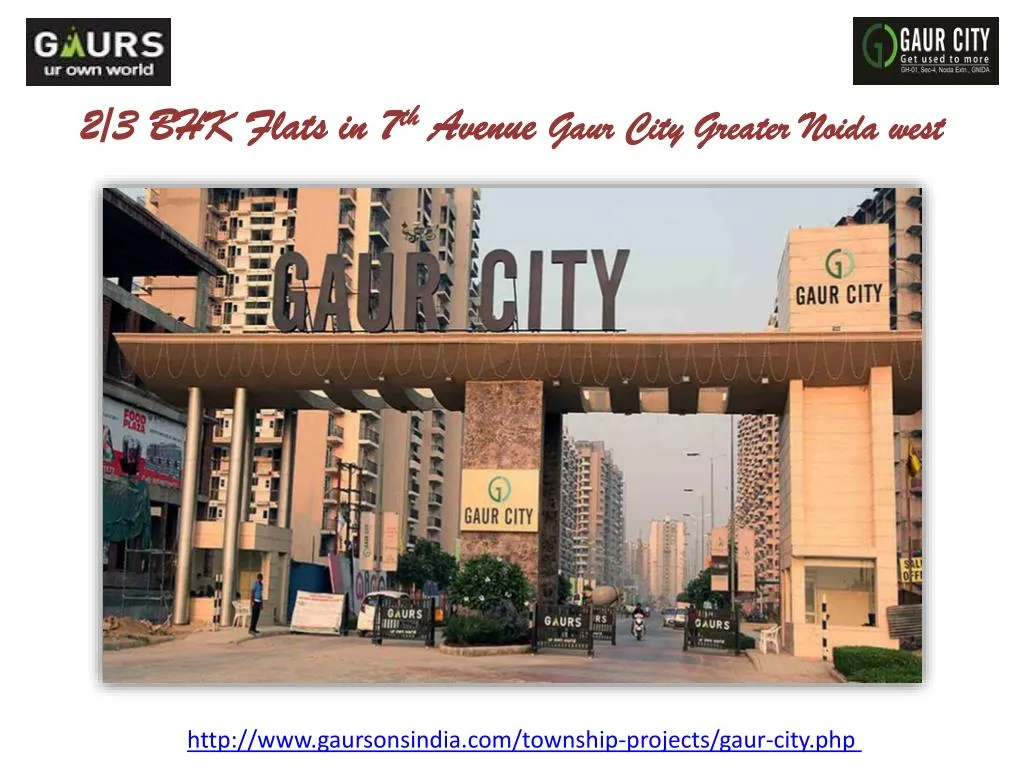 2 3 bhk flats in 7 th avenue gaur city greater noida west