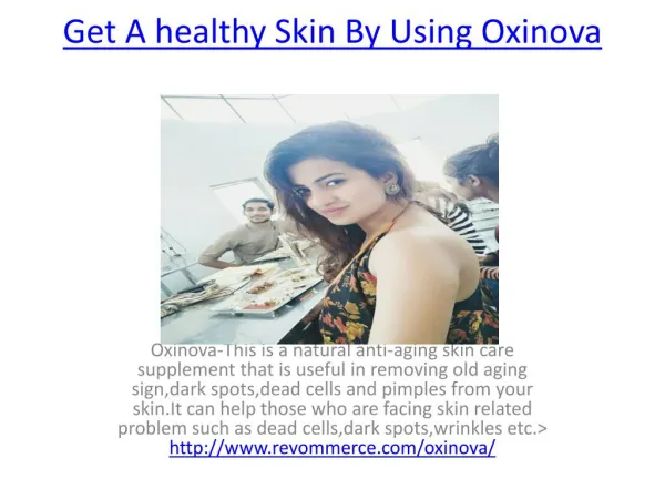 Remove Pimples From Your Face With Oxinova