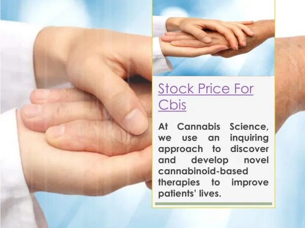 stock price for CBIS