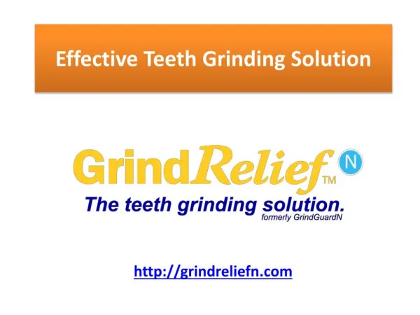 prevents teeth clenching grinding