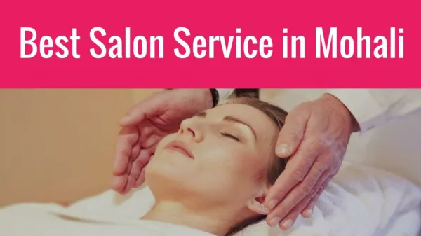Salon Service in Mohali
