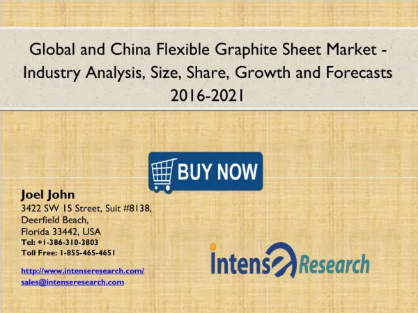 Global and China Flexible Graphite Sheet Market : Industry Size, Share, Analysis, Segmentation and Forecasts 2021