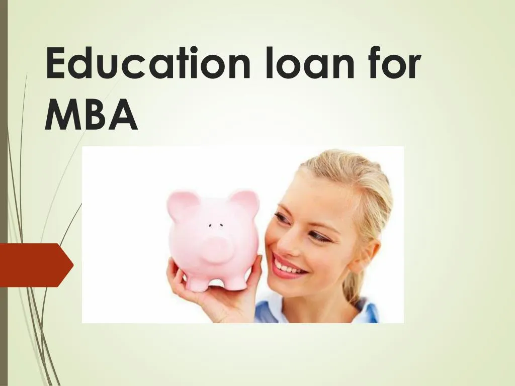 education loan for mba