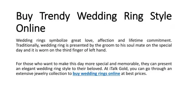 Buy Wedding Rings Online, Buy Jewellery Online, online jewelry stores