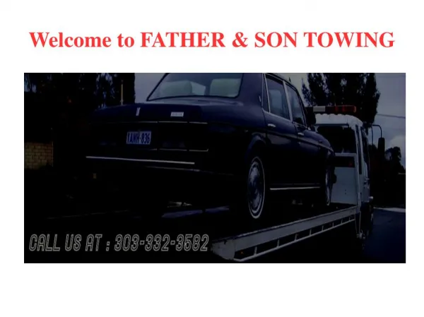 24 Hours Towing Service, Tow Truck and Roadside Assistance Littleton and Denver CO