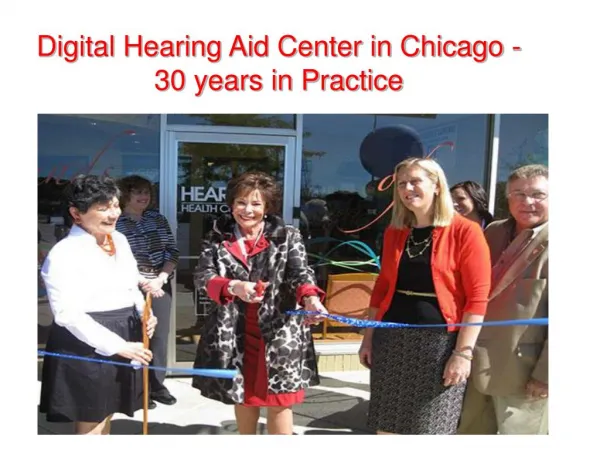 Diagnostic Hearing Aid Center Chicago