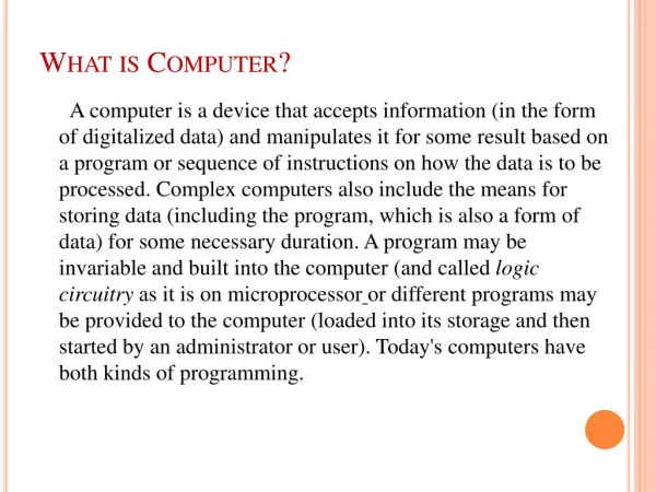 imprtance of computer education
