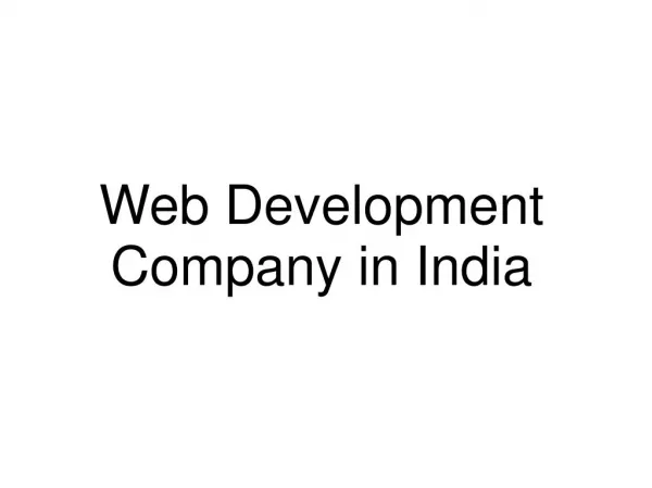 Web Development Company in India - DNeers.com