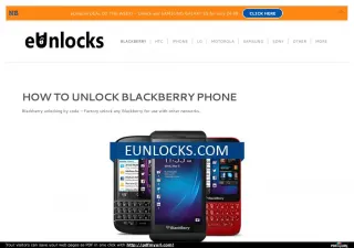Unlock Rogers Blackberry Z10 with eUnlocks