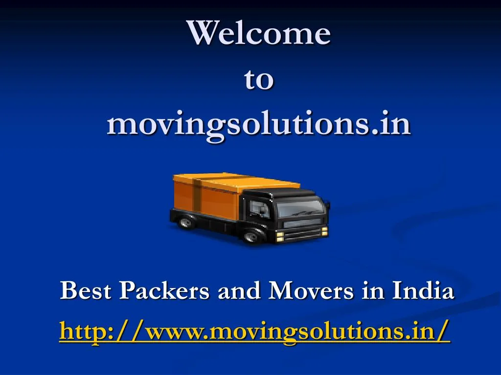welcome to movingsolutions in