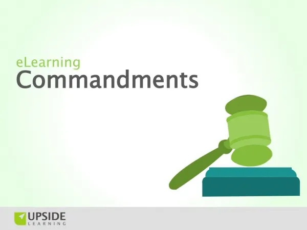 eLearning Commandments
