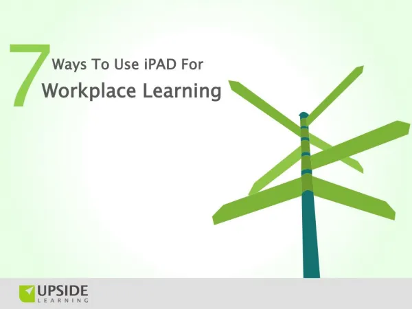 Ways To Use iPad For Workplace Learning