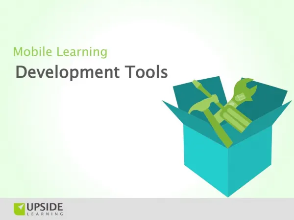 Mobile Learning Development Tools