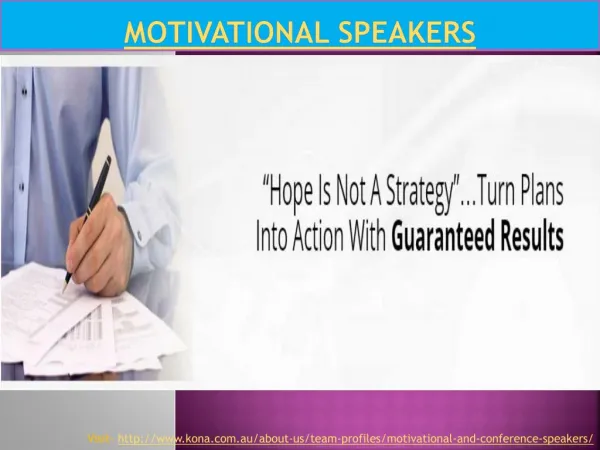 Motivational Speakers