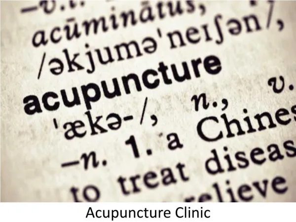 Acupuncture Clinics in UAE