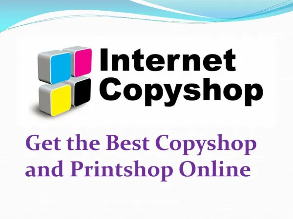Copyshop and Printshop Online