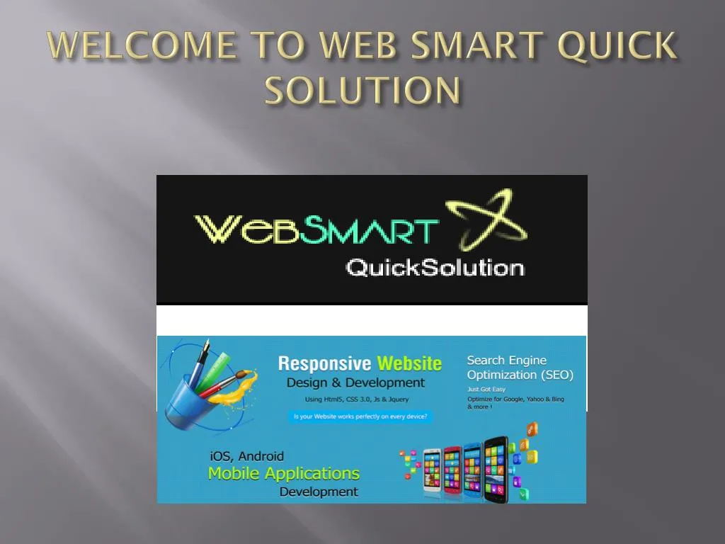 welcome to web smart quick solution