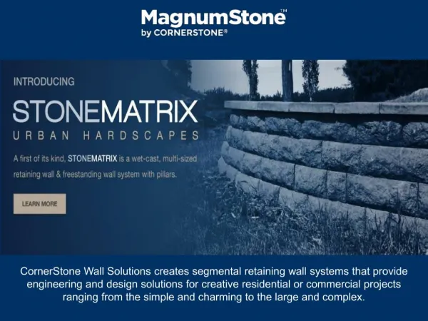 Commercial Wall Stones