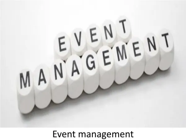 Event Management in UAE