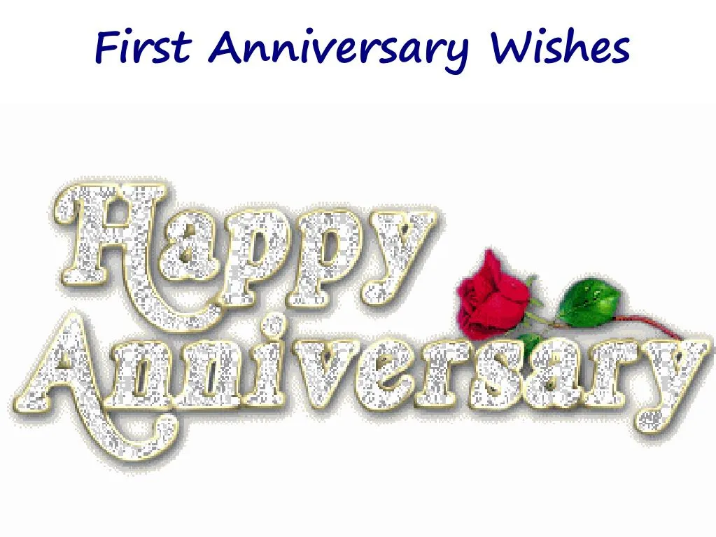 first anniversary wishes