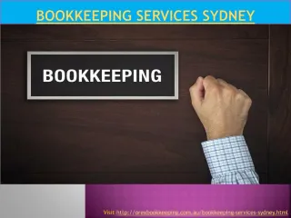 Bookkeeping services Sydney - slide 1