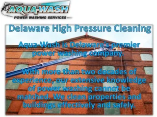 Delaware High Pressure Cleaning
