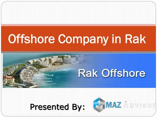 Offshore company in rak