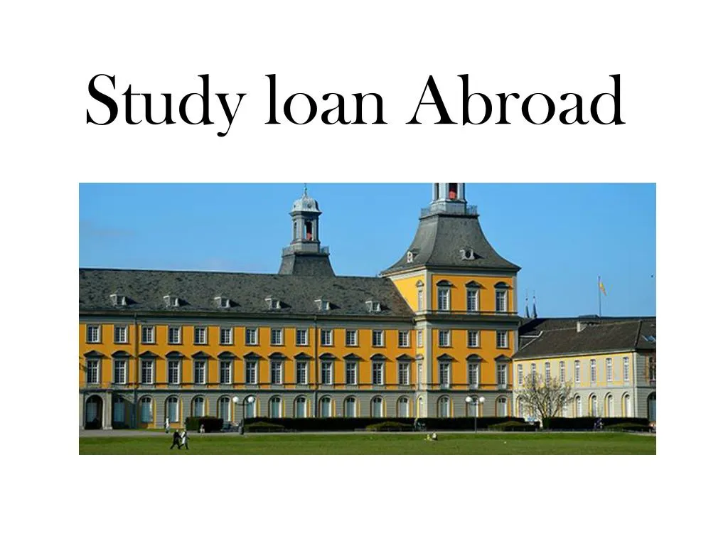 study loan abroad