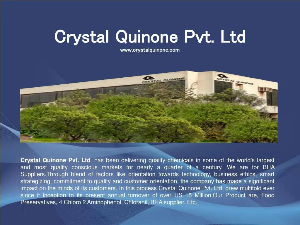 crystal quinone pvt ltd www crystalquinone com