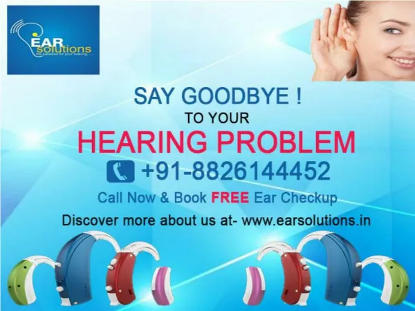 Affordable hearing aids in delhi by EAR Solutions