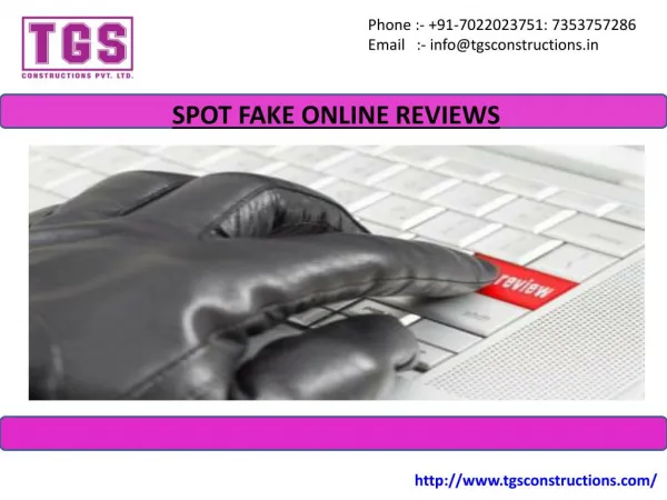 Ways To Detect Fake Online Reviews