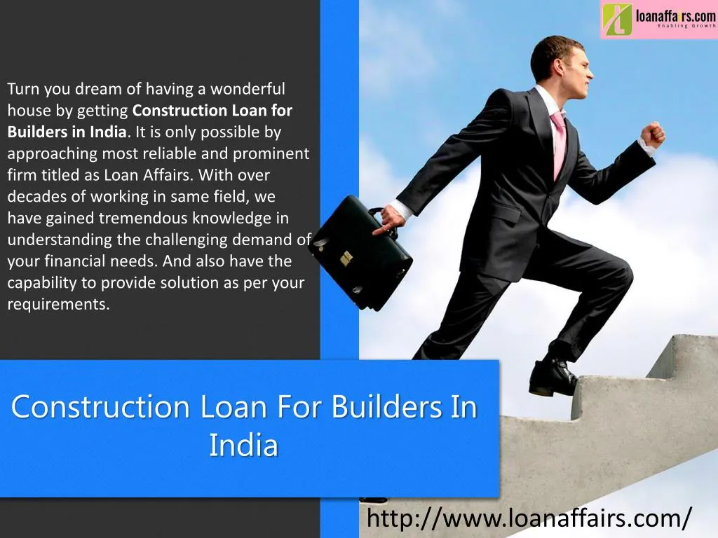 construction loan for builders in india