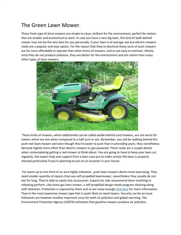Top Tips For Buying a Riding Lawn Mower